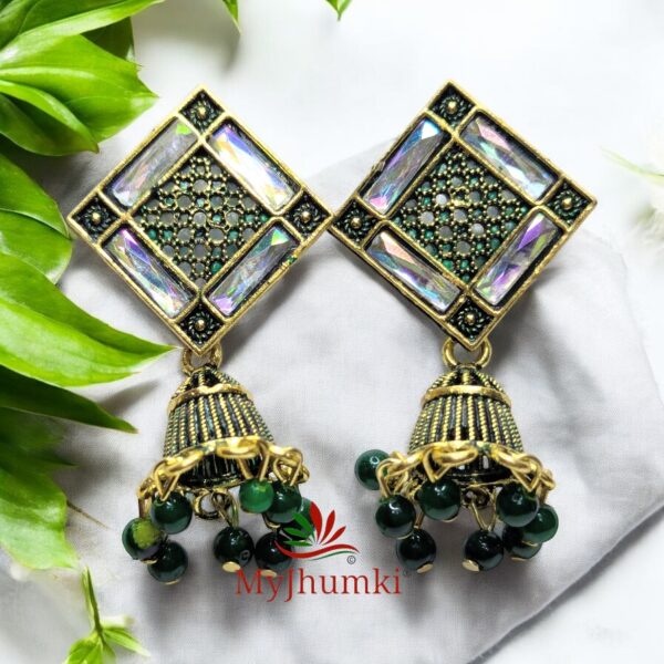 Oxidised Jhumka Earring For Women